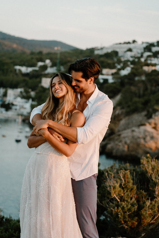 Bride and Groom, Ibiza. Amy Woodham Photography