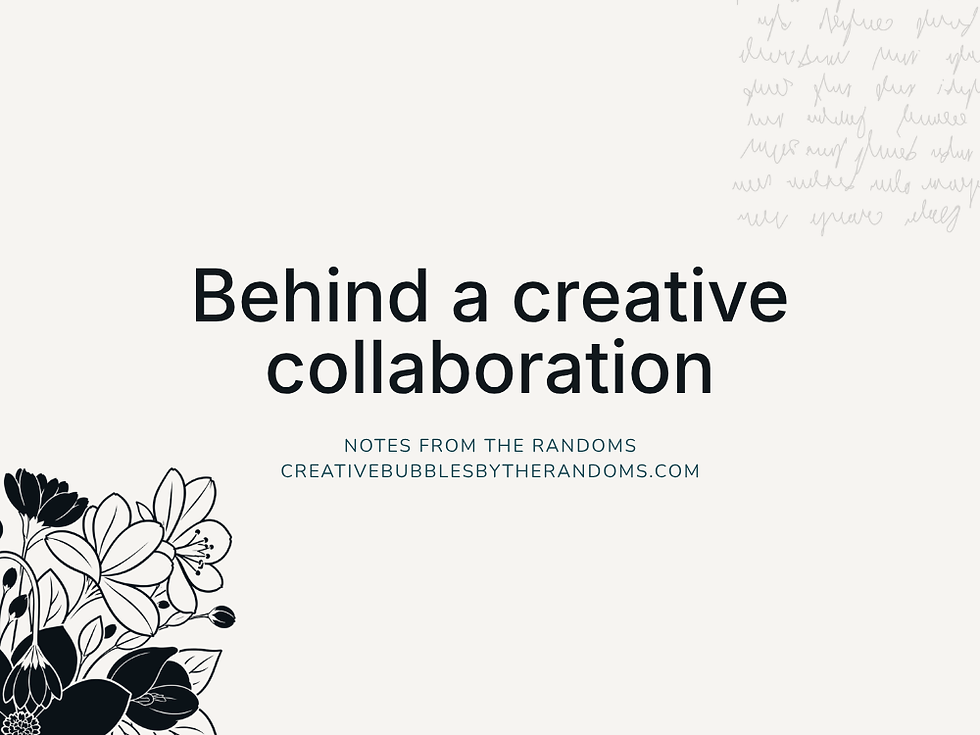 Behind a creative collaboration