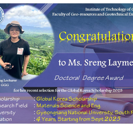 PhD Award for our young lecturer