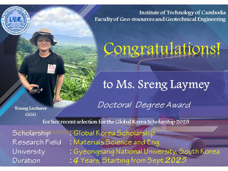 PhD Award for our young lecturer