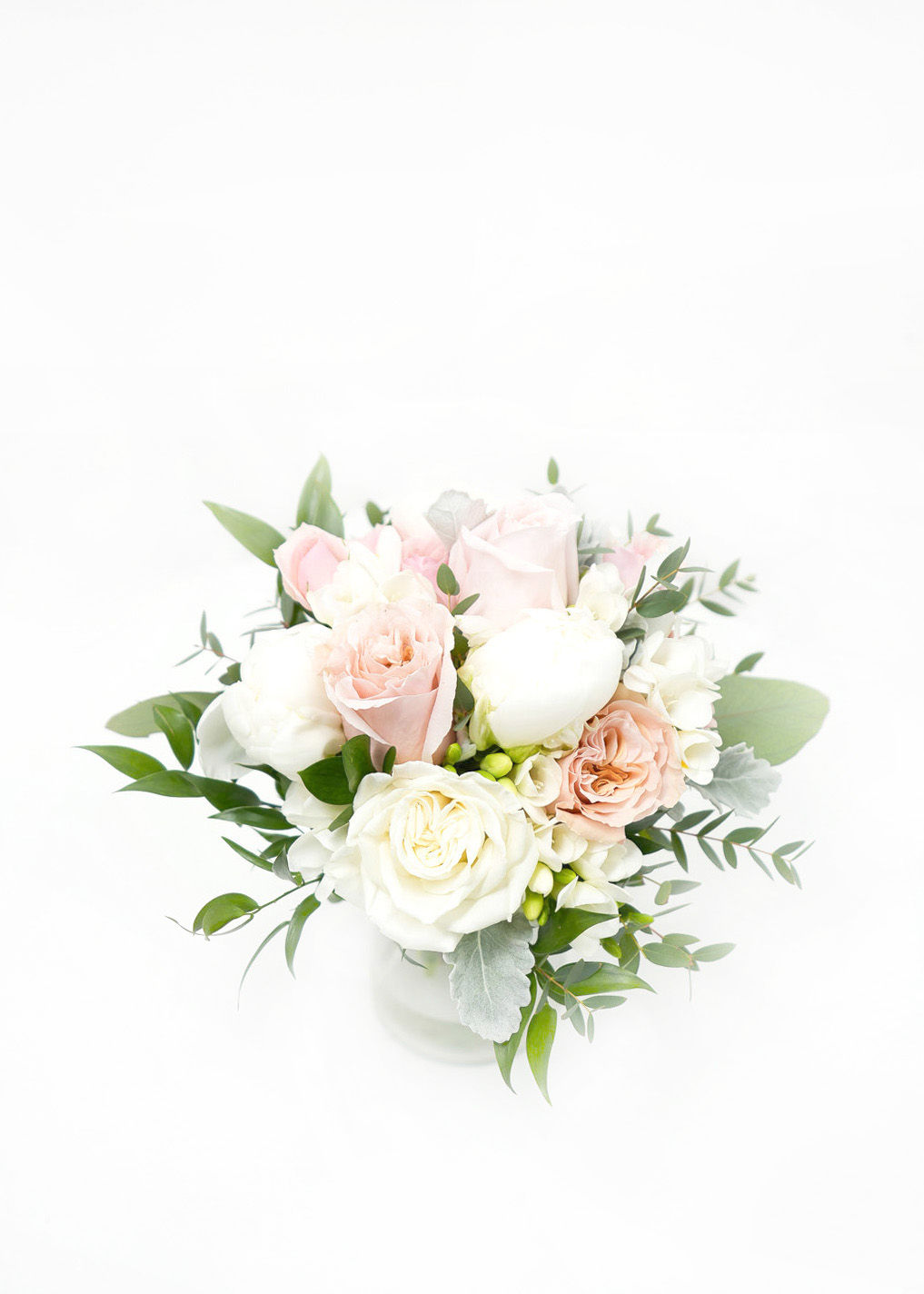 White&Light Pink Centerpiece