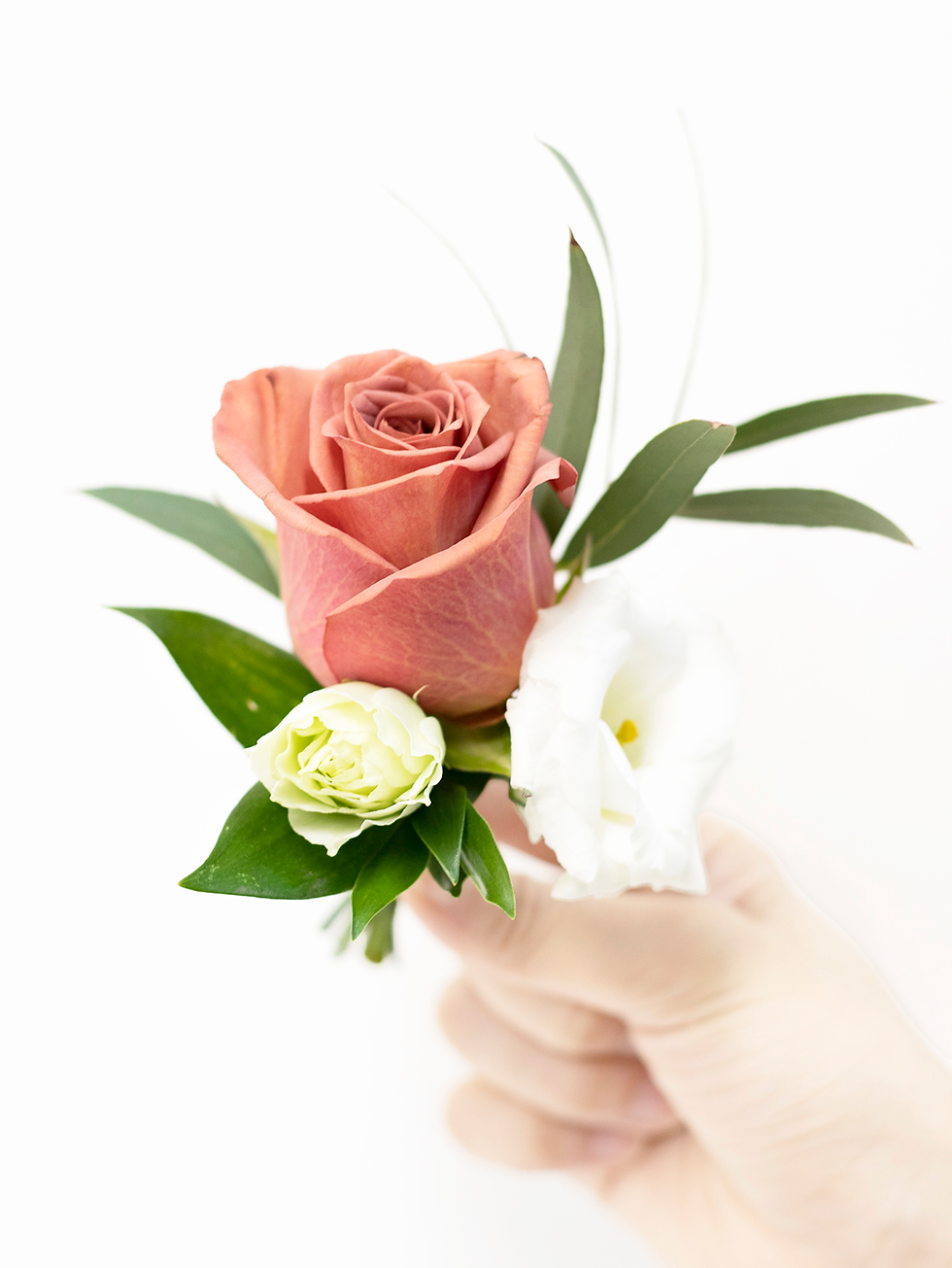 Thumbnail: Coffee Theme Rose Corsage & Boutonniere