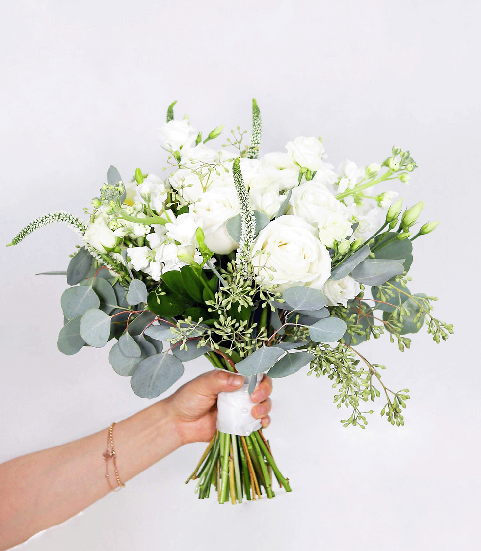 White Rose Bouquet