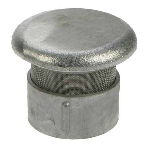 Aluminium Vent Cap C/W Flame Arrestor Mesh west fuel systems