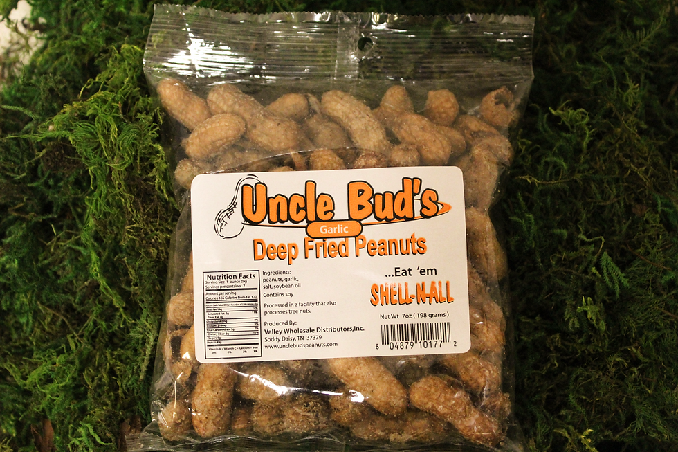 Uncle Bud's Garlic Deep Fried Peanuts Prewett's Fruit