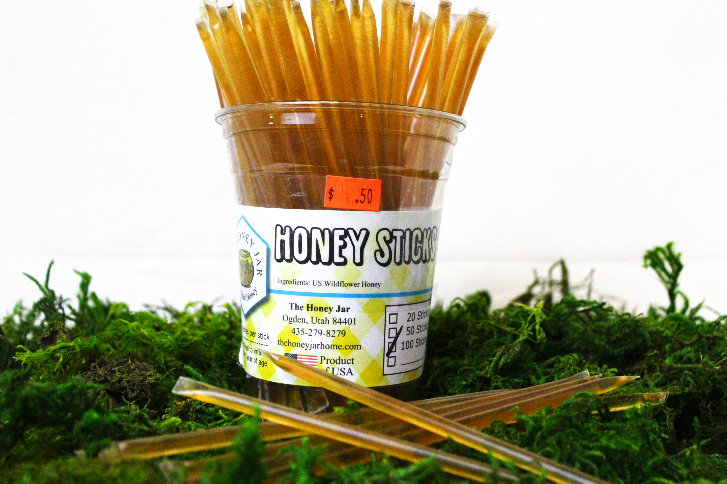 Honey Sticks 10count