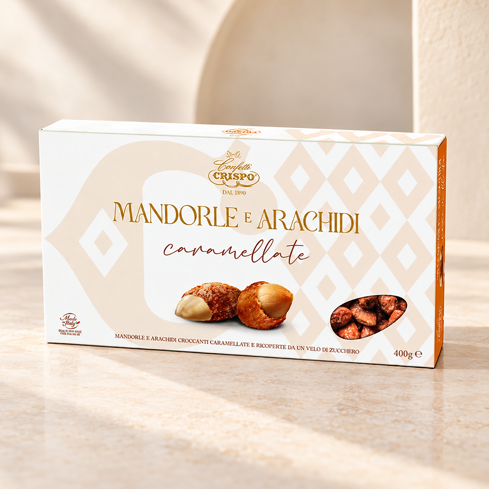 Crispo Mandorle e Arachidi Caramellate – 400 g