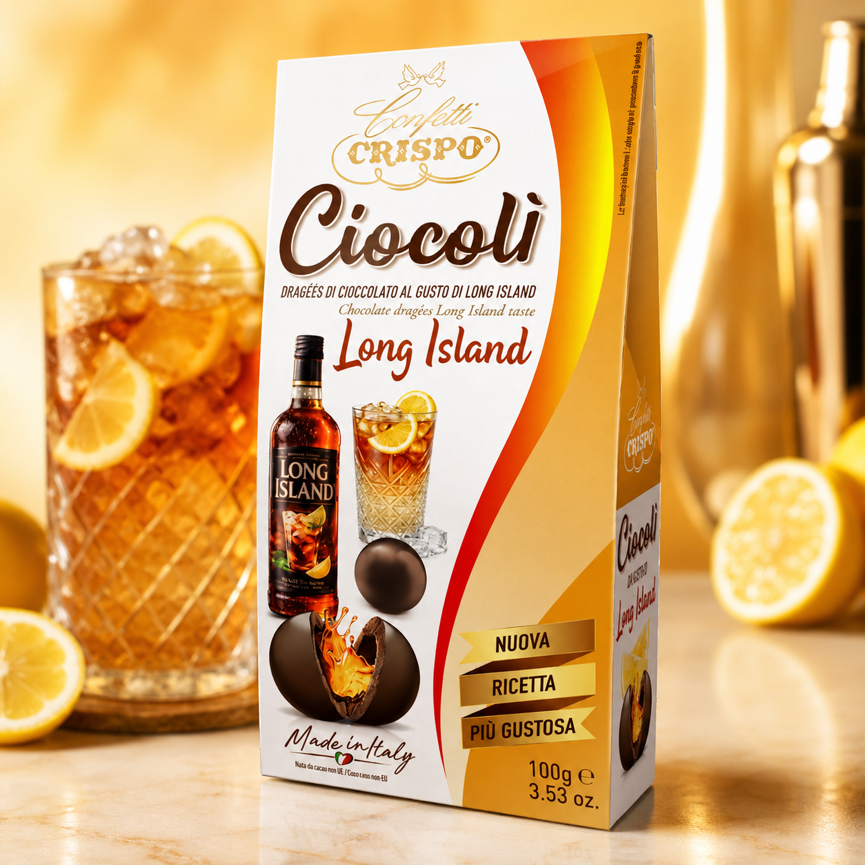 Ciocolì Crispo Long Island – 100 g