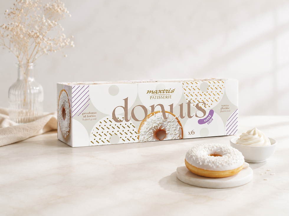 Maxtris Donuts Panna - Confezione da 6
