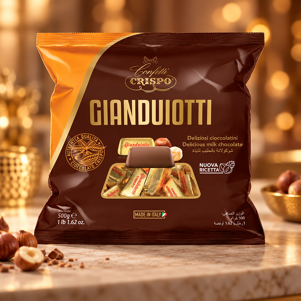 Gianduiotti Crispo al Latte – 500 g