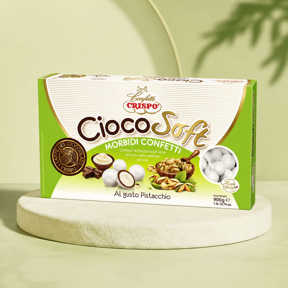 Confetti Crispo CiocoSoft Pistacchio