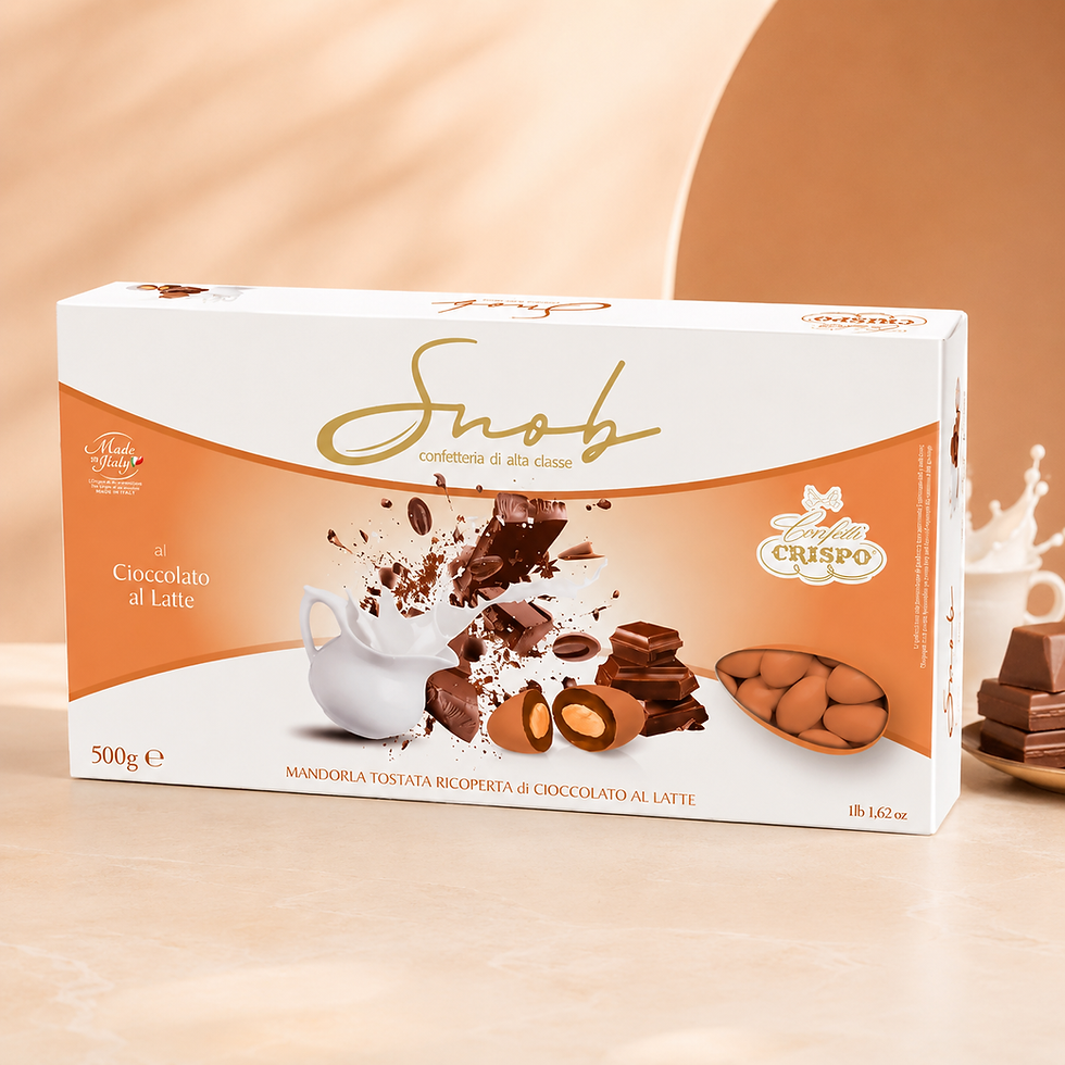 Confetti Crispo Snob al cioccolato al latte Terracotta