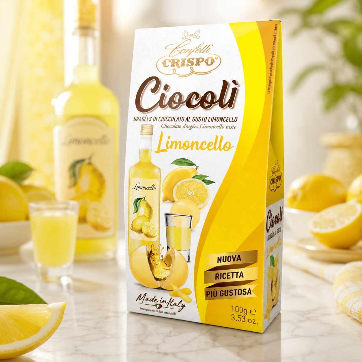 Ciocolì Crispo Limoncello – 100 g