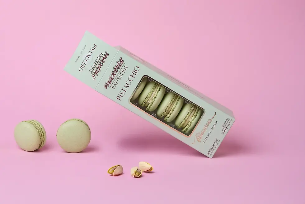 Maxtris Macarons Pistacchio - Confezione da 5