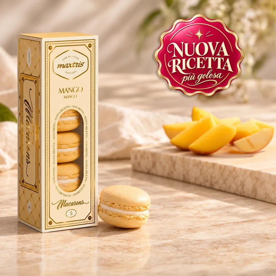 Maxtris Macarons Mango – 5 pezzi