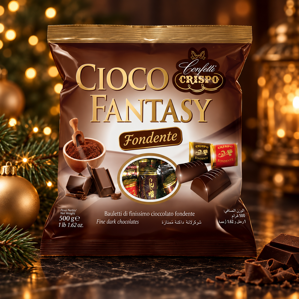 Cioco Fantasy Crispo Fondente – 500 g