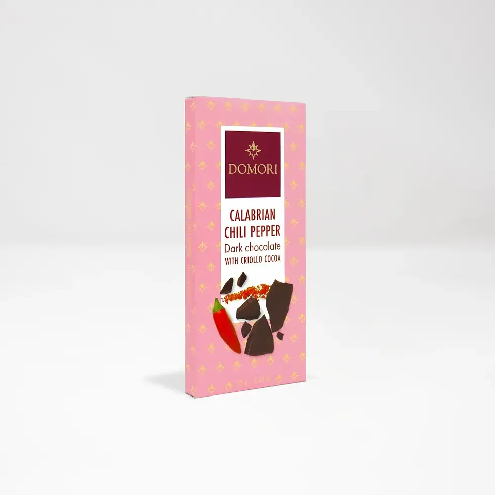 Tavoletta Antologia Cioccolato Fondente e Peperoncino Calabrese