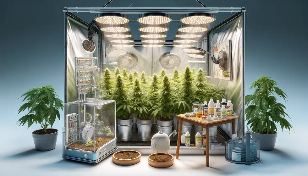 Growing Cannabis Indoor