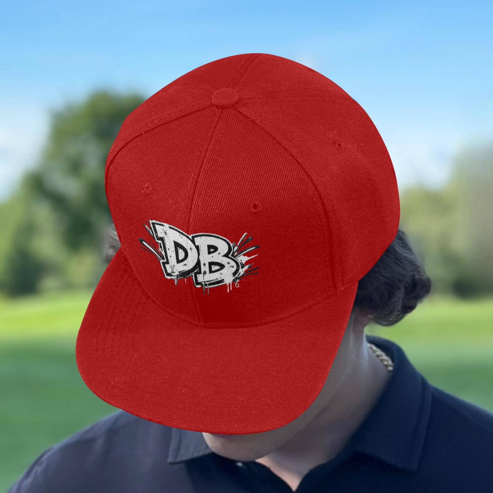DB red Snapback Hat