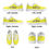 Miniatura: BREAKERZ™ Inner Star Low Top Mesh & Leather (Yellow)