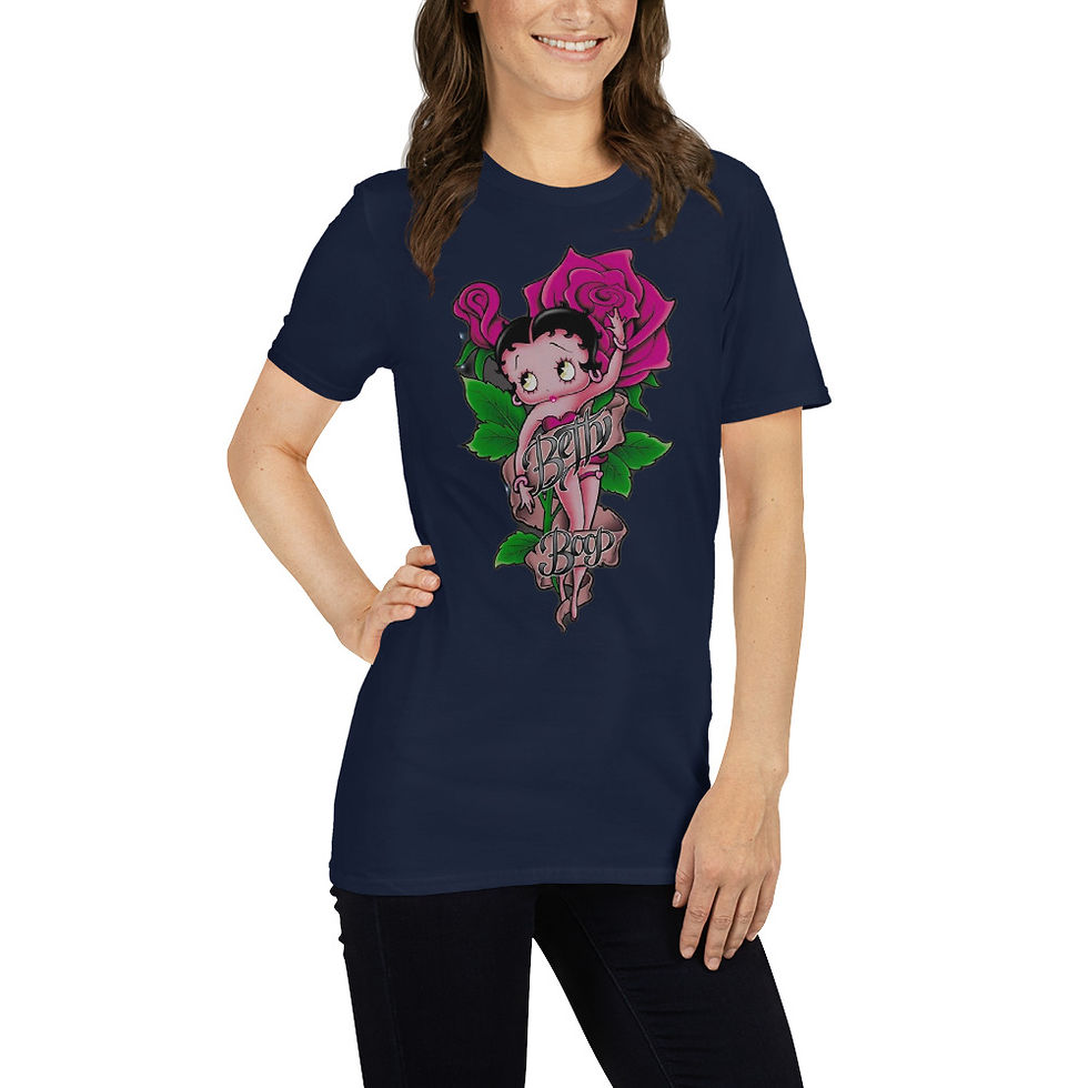 섬네일: Short-Sleeve Unisex Betty Boop