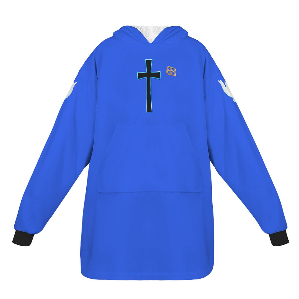 縮圖：Faith Keeps Me Blanket Hoodie for Men