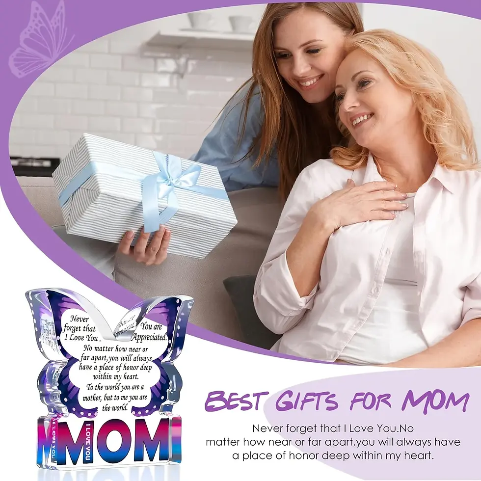 Thumbnail: Baptism Center Mother & Daughter Christian Keepsake – Inspirational Gift