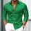 थंबनेल: Men's Retro Print Shirt Long Sleeve