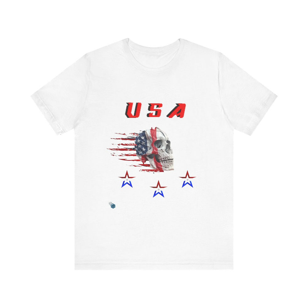 الصورة المصغرة: Unisex Jersey USA Tee