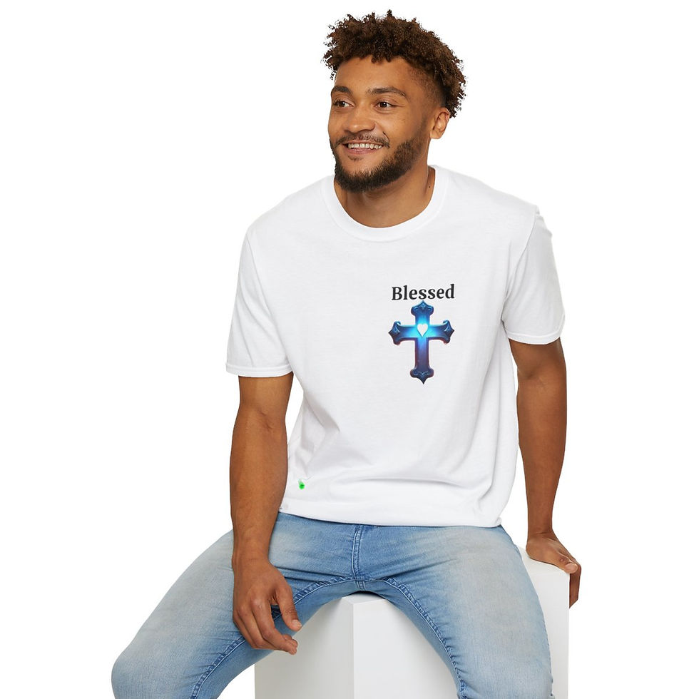 Miniatura: Unisex Blessed T-Shirt