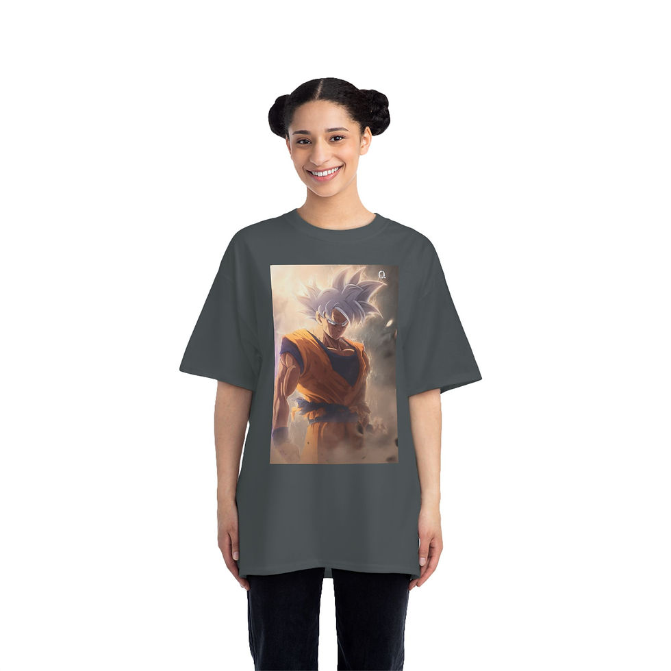 Thumbnail: Silhouette Anime Graphic T-Shirt