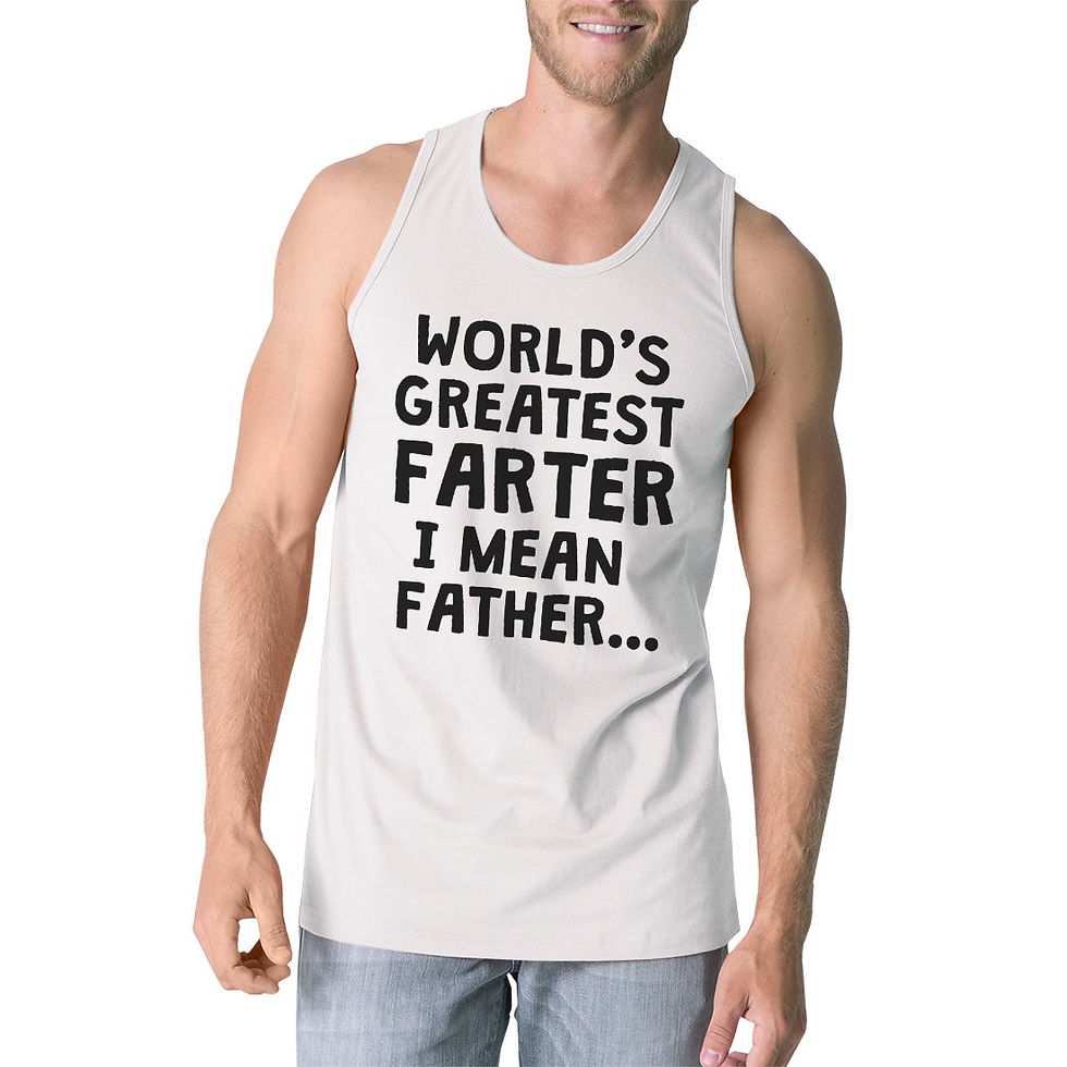 縮圖：Farter Father Mens Fathers Day Sleeveless Tee