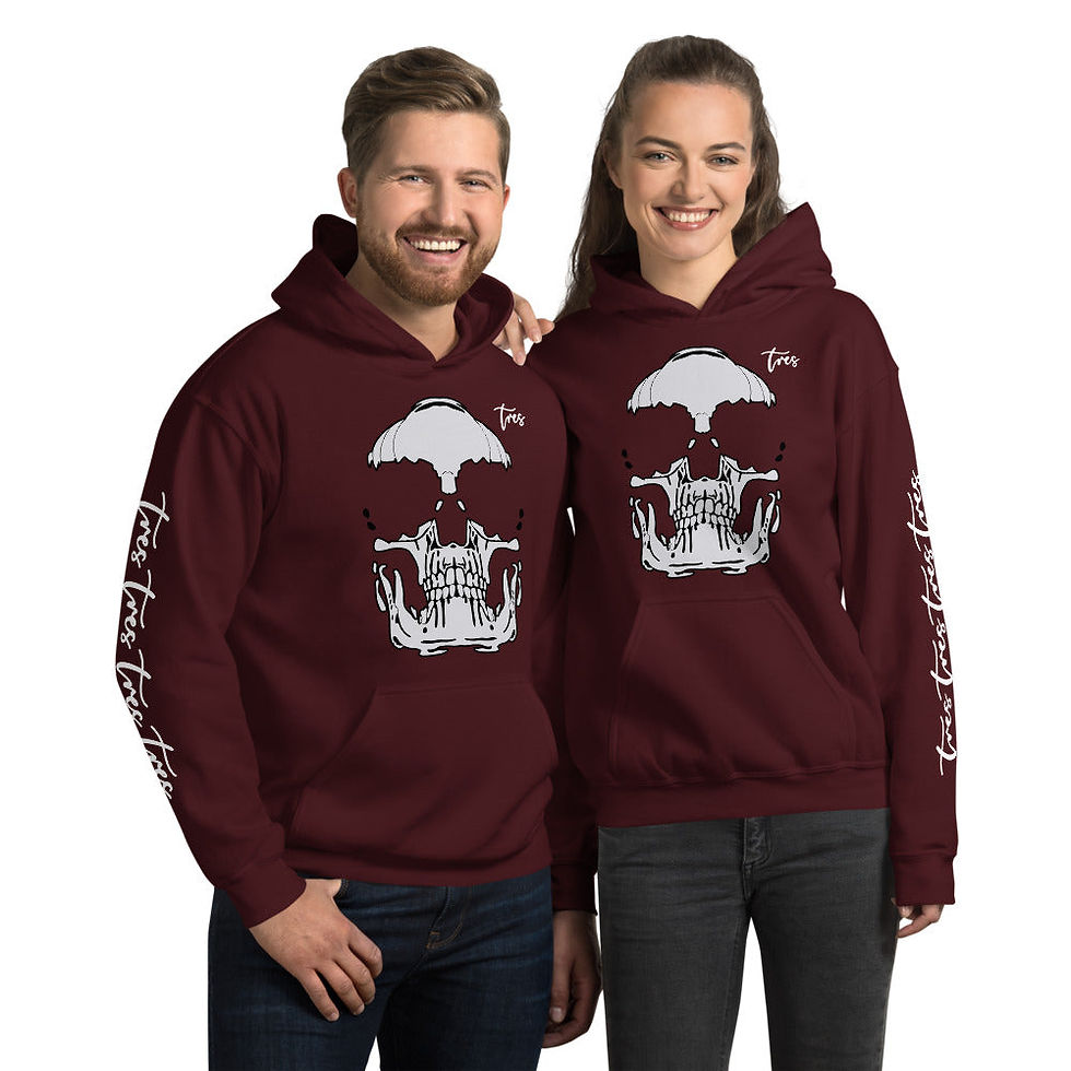 縮圖：Totenkopf Tres - Unisex Hoodie