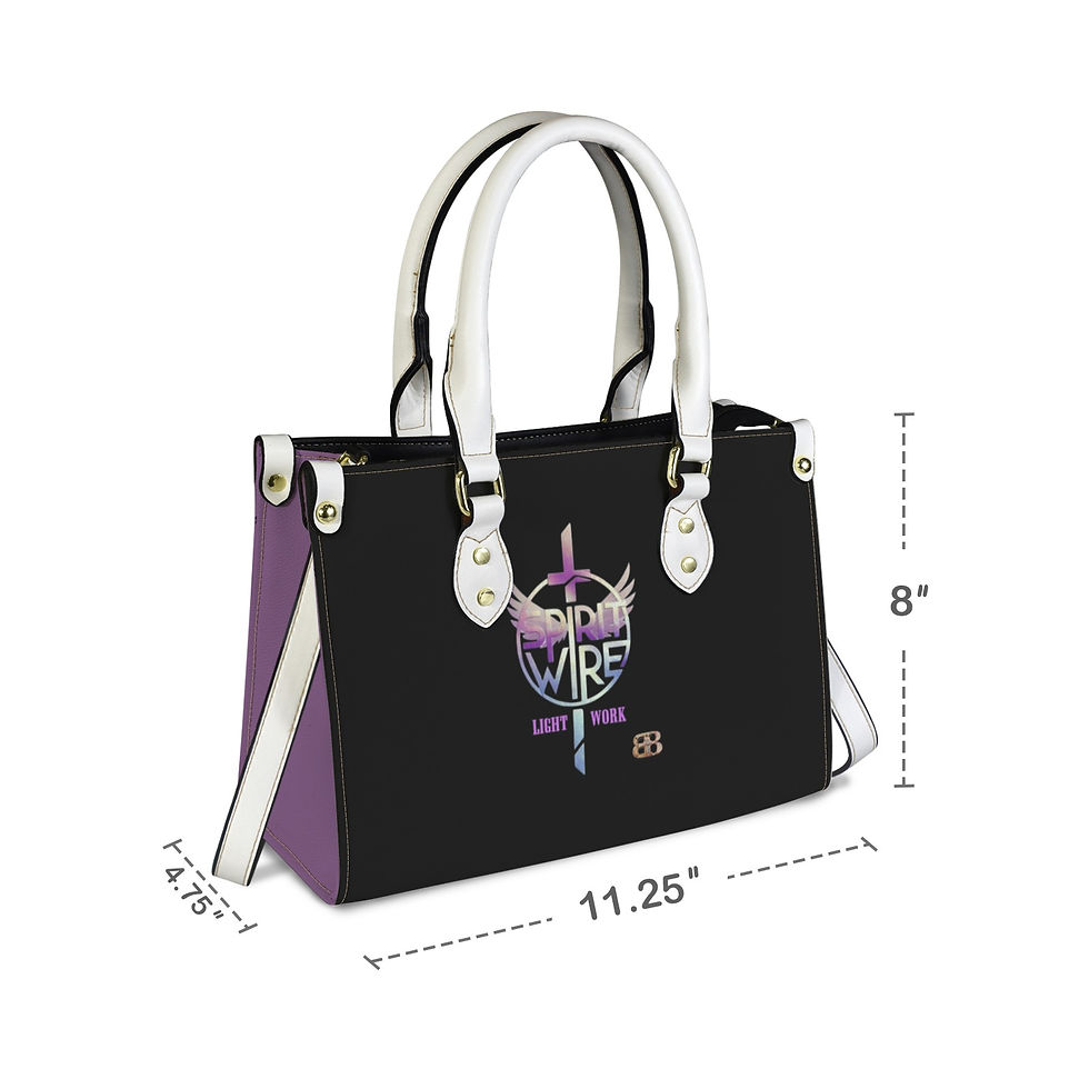 Thumbnail: Spirit Wire PU Leather Handbag-Small
