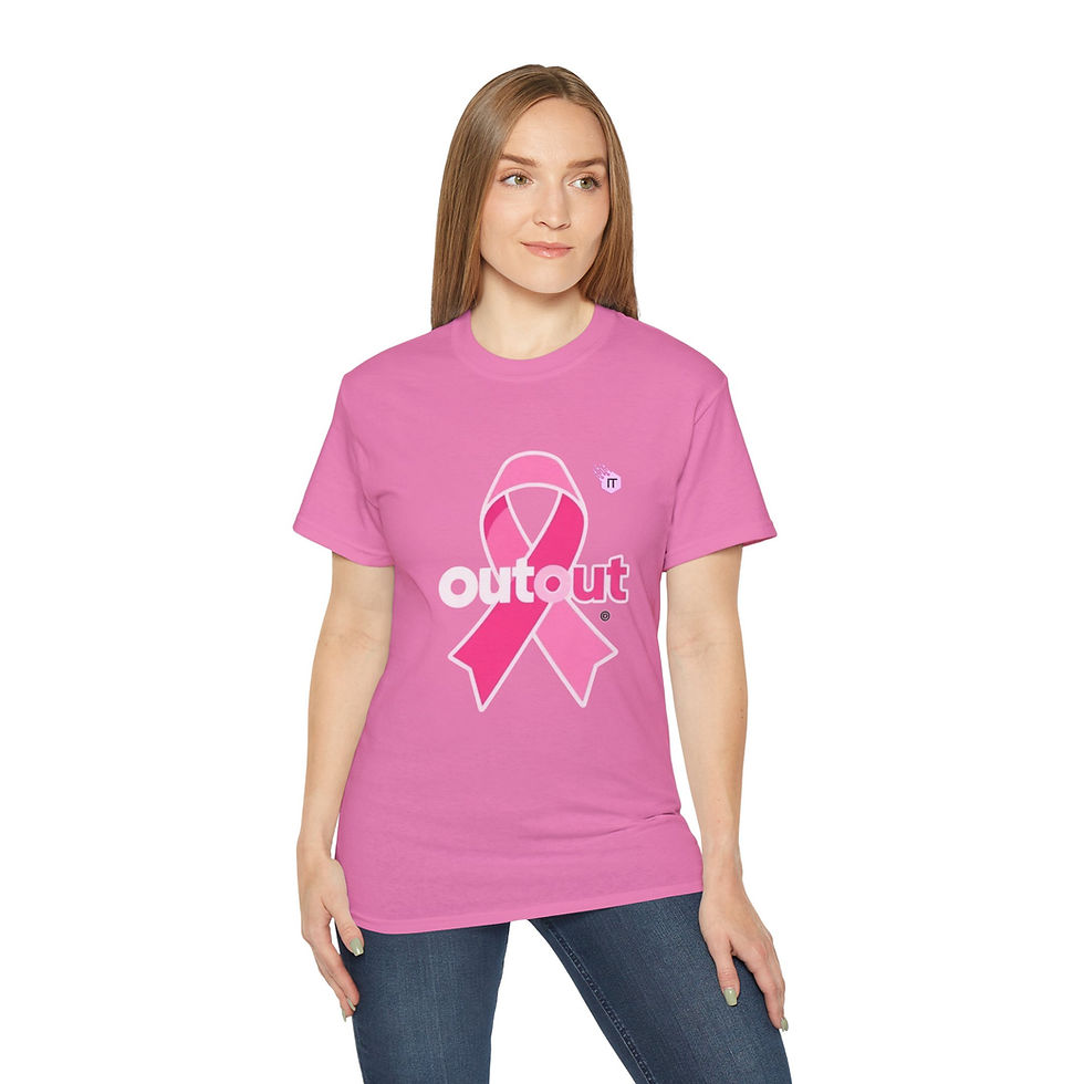 थंबनेल: (Cancer Awareness) Out/Out Unisex Tee - Fight Against Cancer