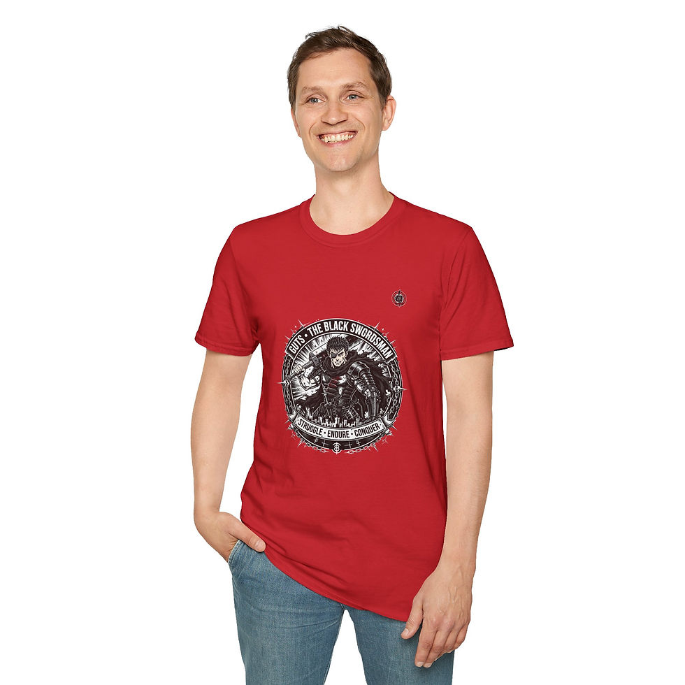 섬네일: Black Swordsman Graphic T-Shirt