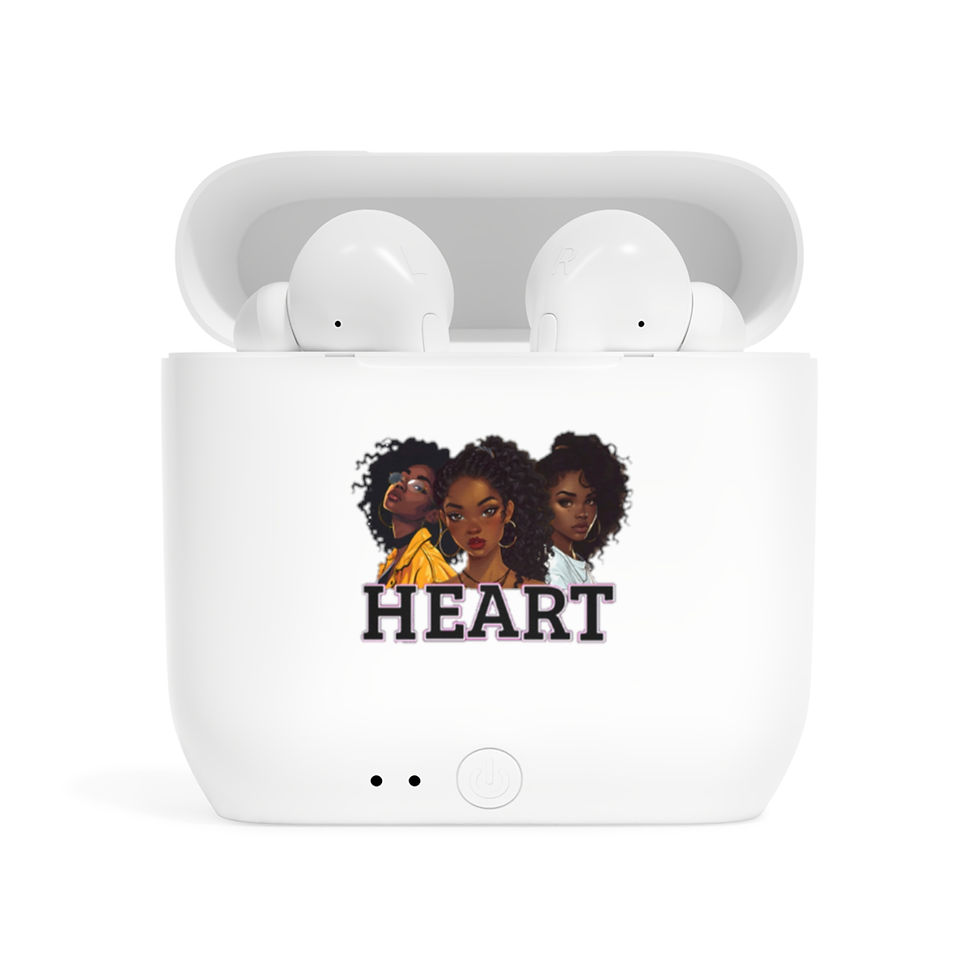 Wireless Earbuds, HEART Defining History Design