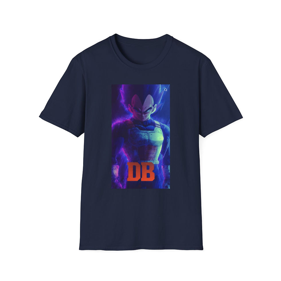 Miniatura: Neon Anime Graphic T-Shirt
