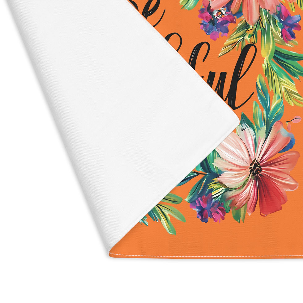 縮圖：Thankful Floral Placemat