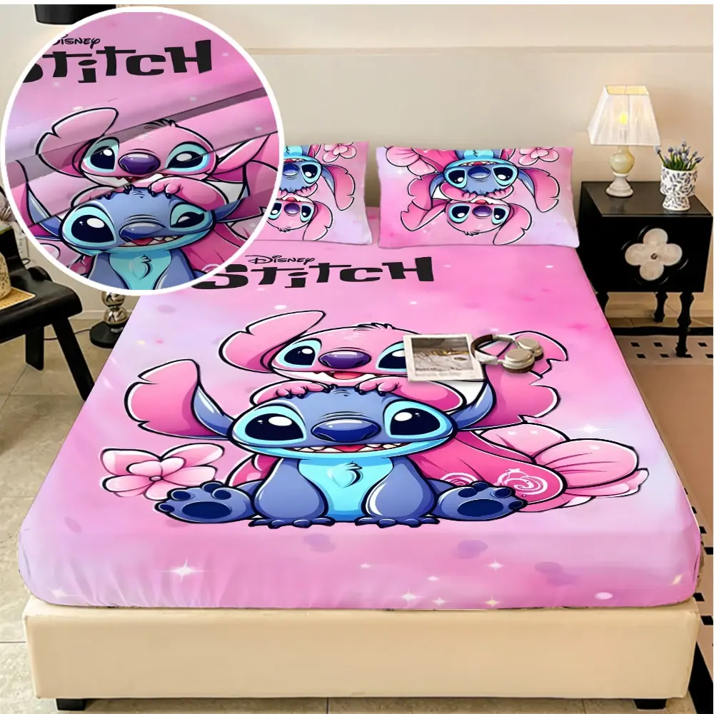 Disney Stitch Stretch Bed Sheets