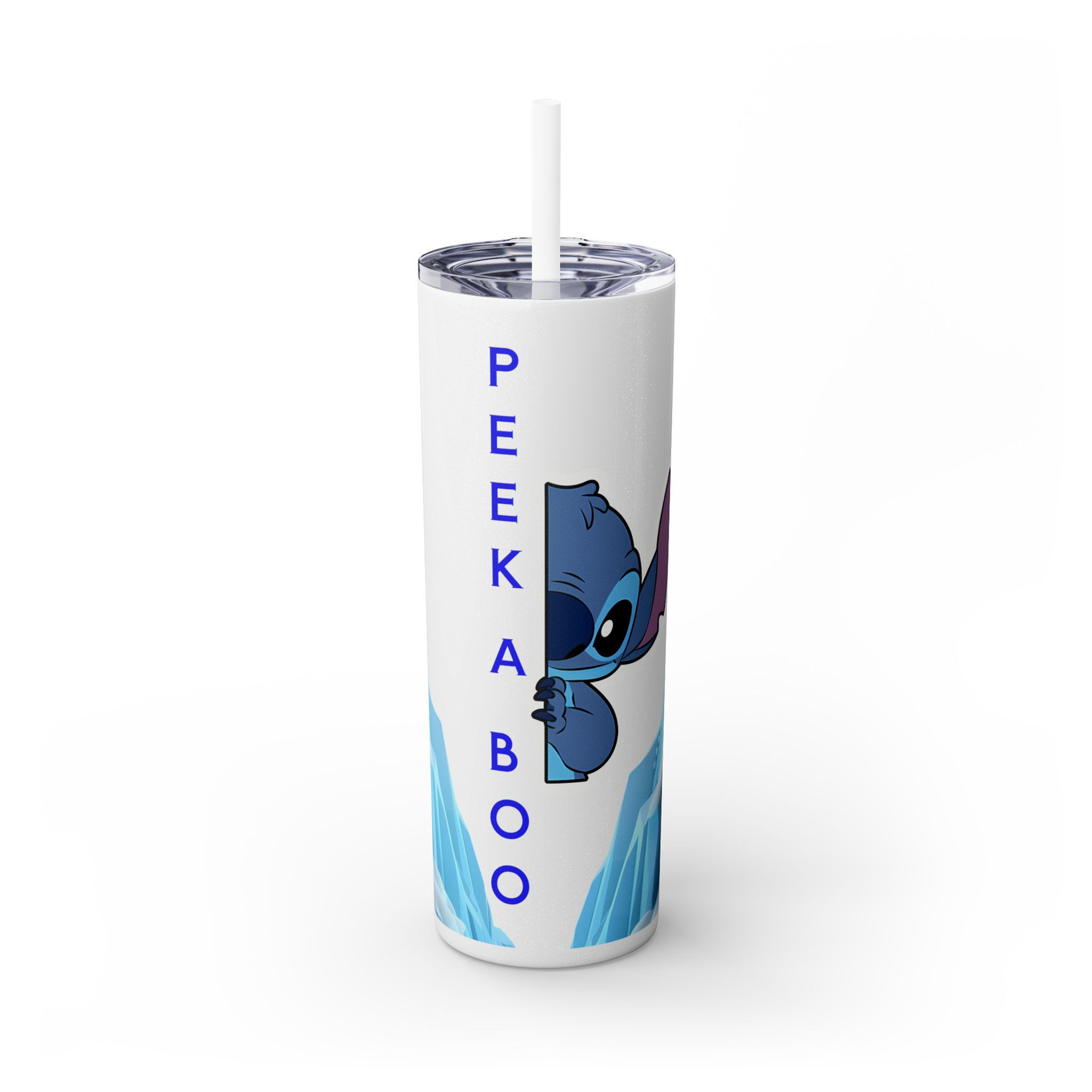 Peek-a-Boo 20oz Skinny Tumbler with Straw