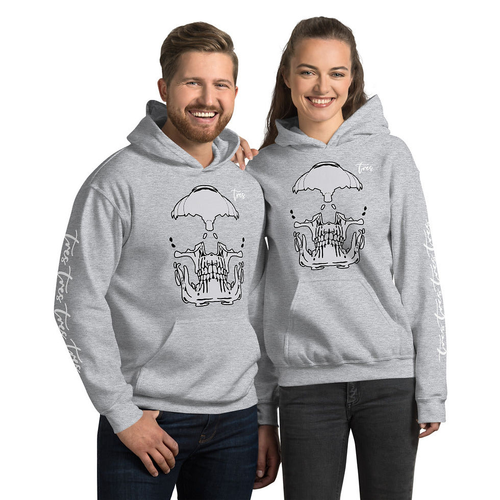 縮圖：Totenkopf Tres - Unisex Hoodie