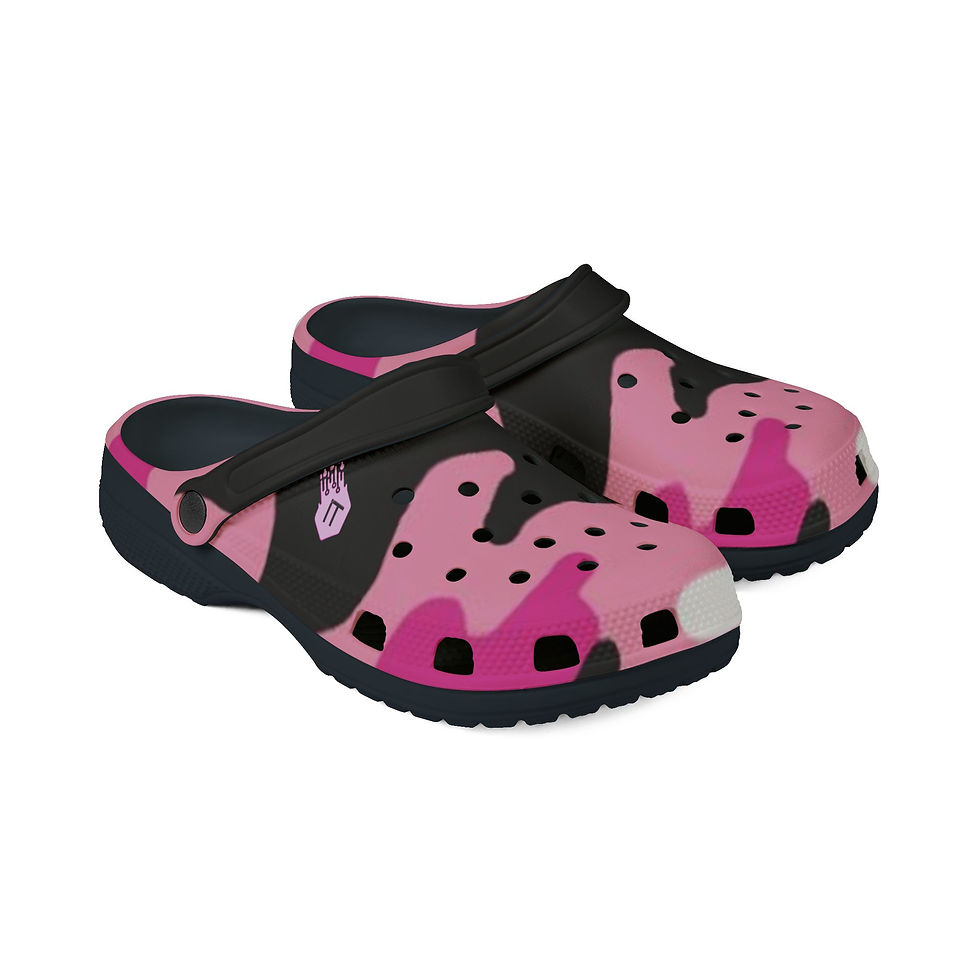 Miniatura: Pink Camo EVA Foam Rubber Sneakers
