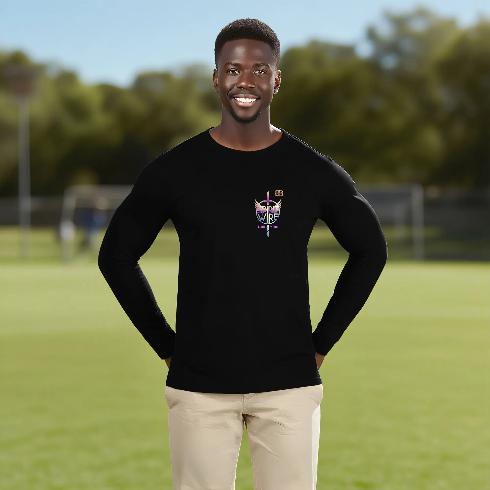 Spirit Wire Unisex Crew Neck Long Sleeve T-Shirts