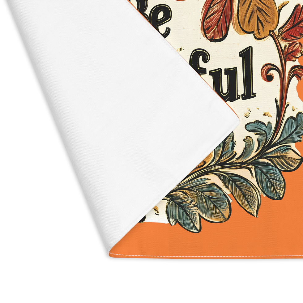 縮圖：Thankful Floral Placemat (A)