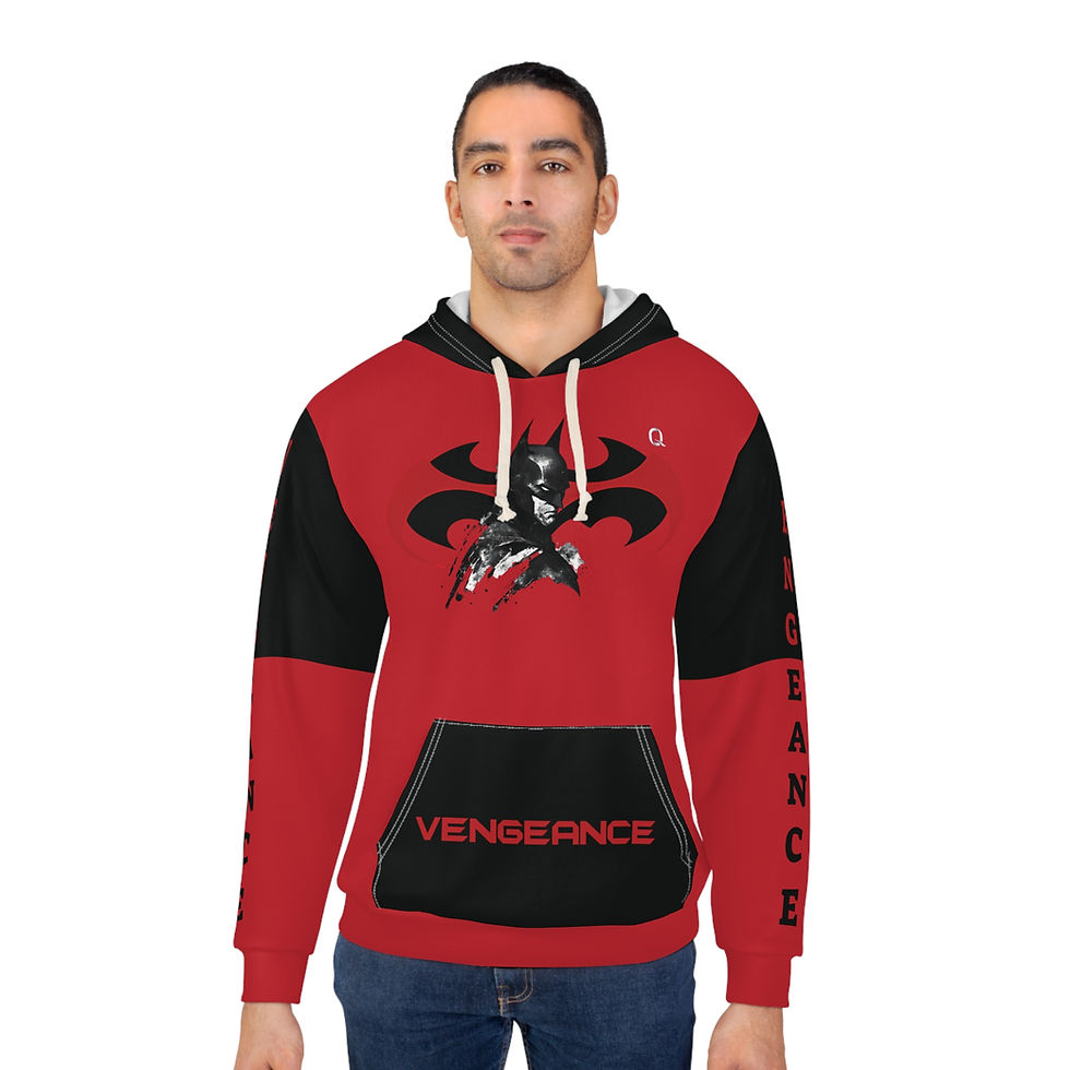 섬네일: Vengeance Superhero Unisex Pullover Hoodie