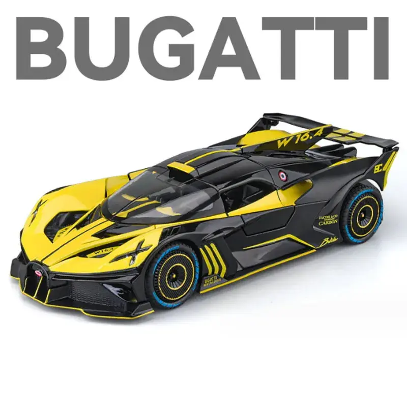 Miniatura: Bugatti Bolide Alloy Sports Car Model Diecasts Vehicles Metal Concept Car
