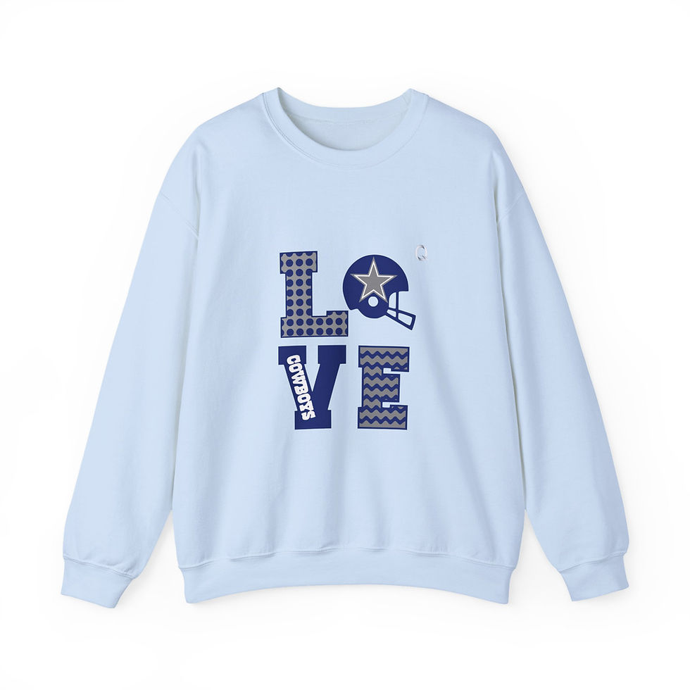 थंबनेल: Love Football Unisex Crewneck Sweatshirt