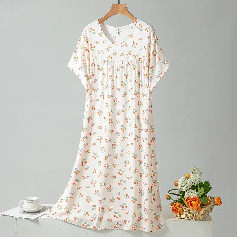Loose Home Wear Floral Nightgown