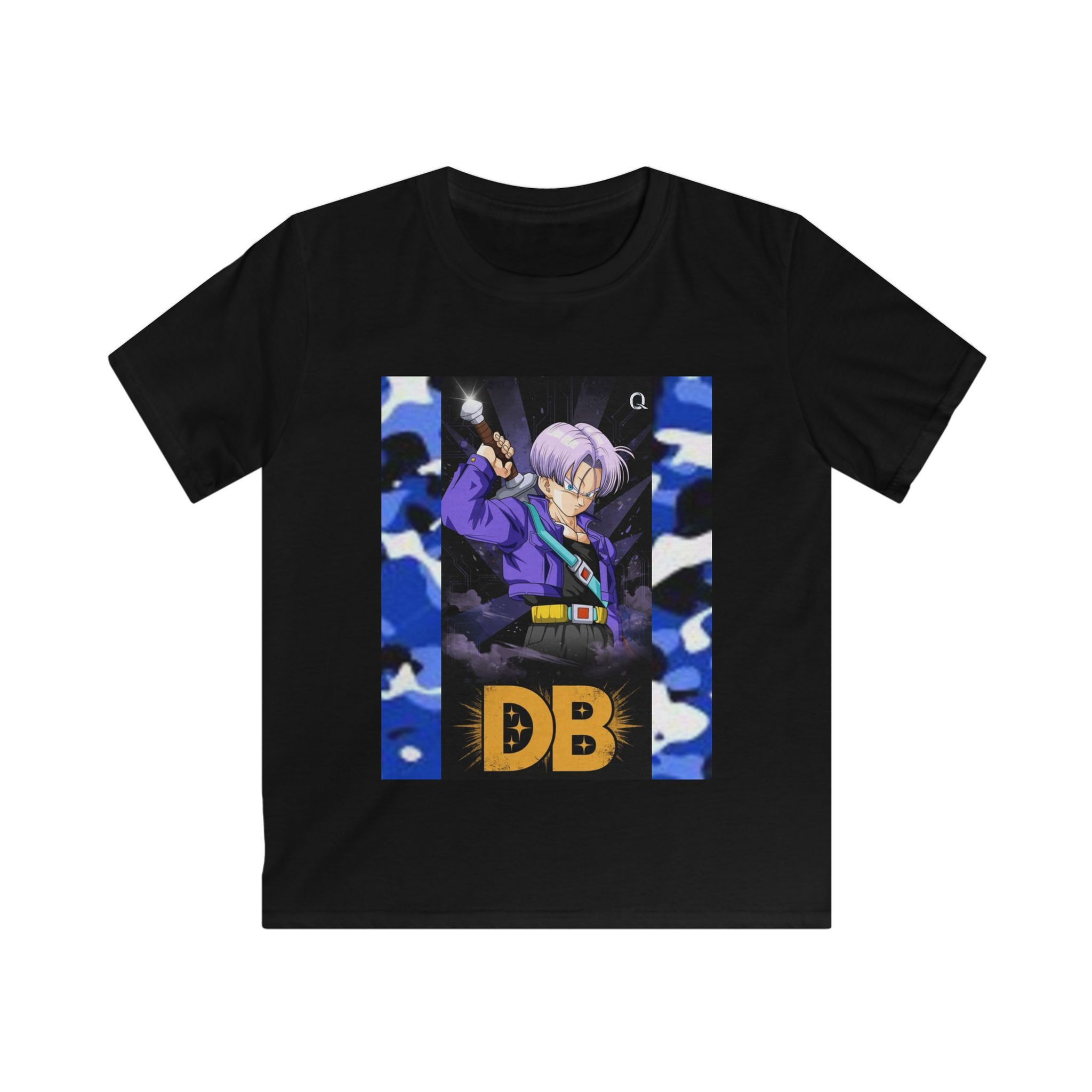 Kids Tee — Anime Camo Background (DB)